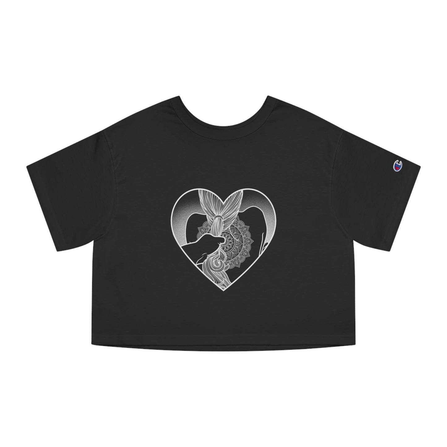 Pillow Talk Collection Women’s Champion Mandala Crop Tee
