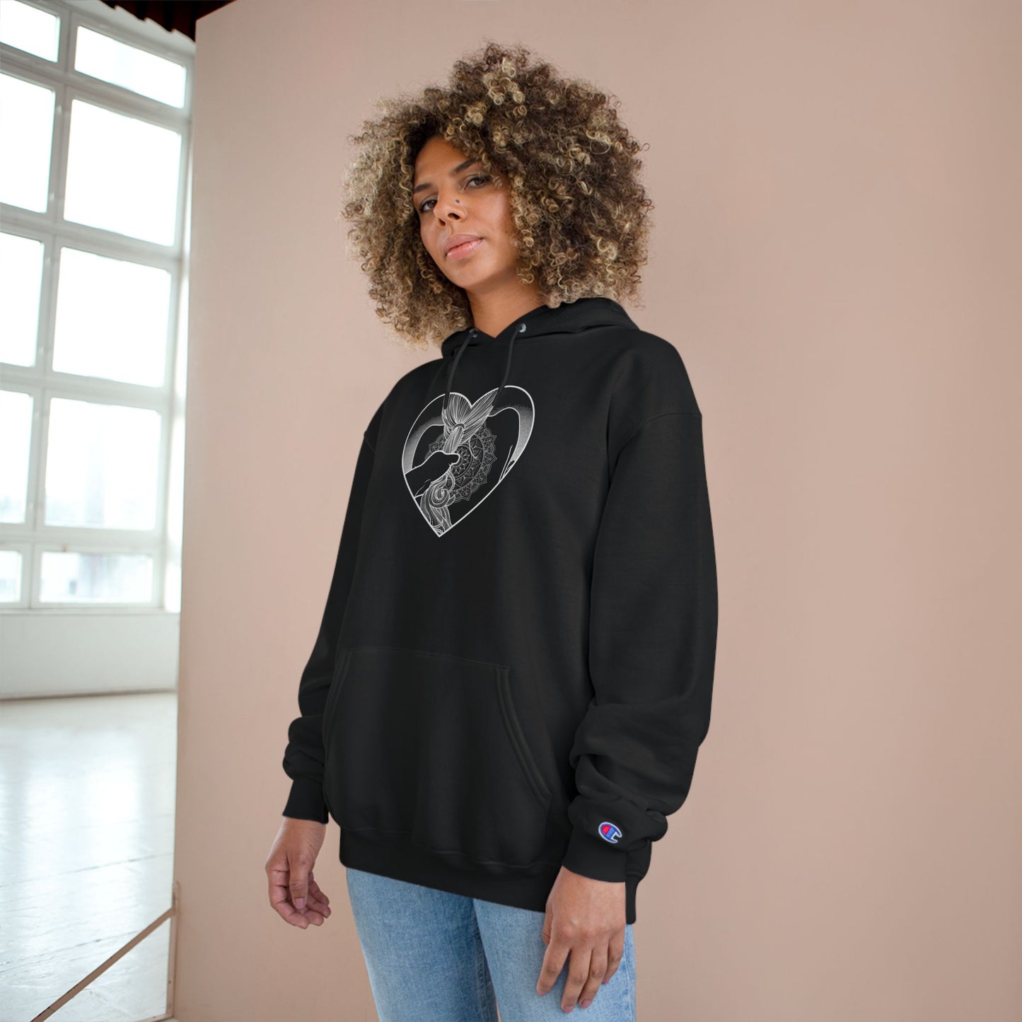 Pillow Talk Collection Men’s Champion Mandala Hoodie
