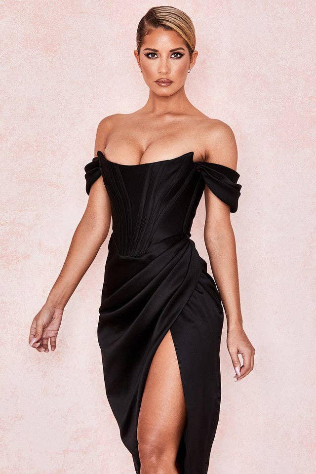 Sultry Maxi Dress Chic Sexy  Ready to Ship