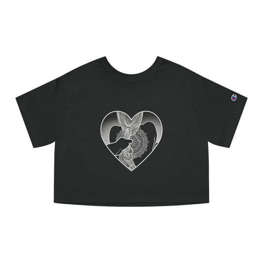 Pillow Talk Collection Women’s Champion Mandala Crop Tee