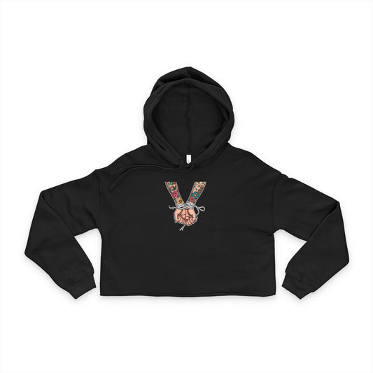 Pillow Talk Collection Women’s Drop Crop Hoodie