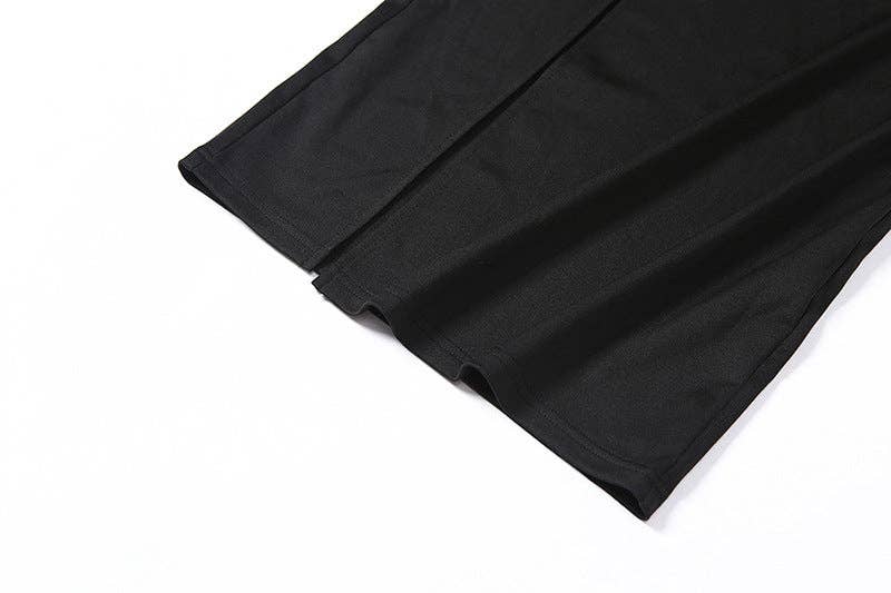 Summer 2025 Sexy Backless Slit Dress  Europe Style