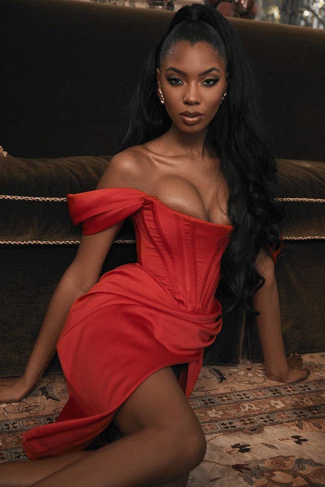Sultry Maxi Dress Chic Sexy  Ready to Ship